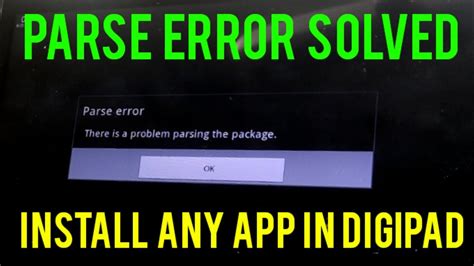 Solved: Parse error on CartoonHD+ and Showbox Sideload ins..
